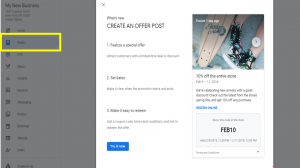 Google My Business Optimization - Create Your First Offer on GMB