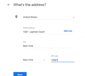 Google My Business Optimization - Type Your Business Address on GMB